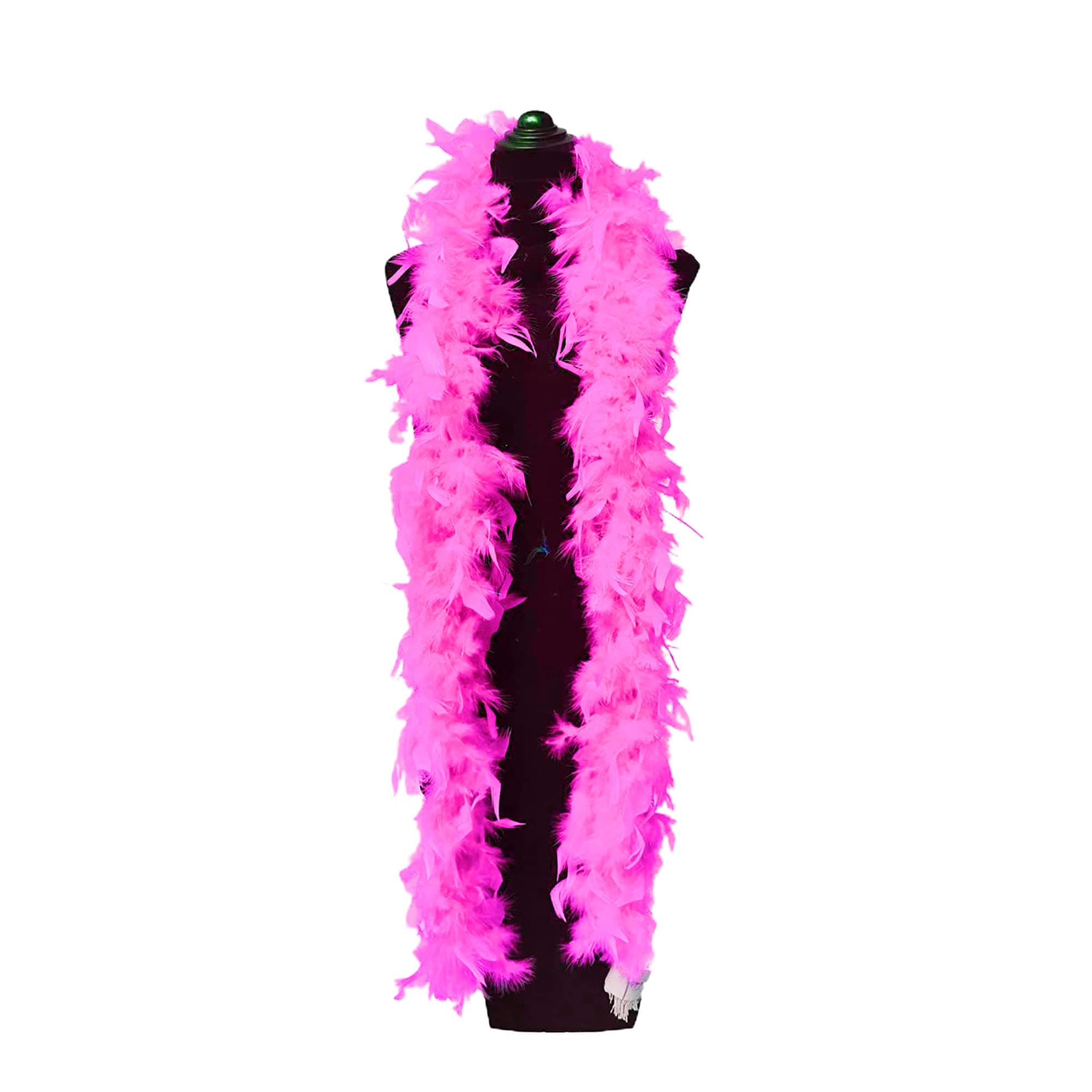 Feathers 100g Chandelle Feather Boa (Hot Pink)