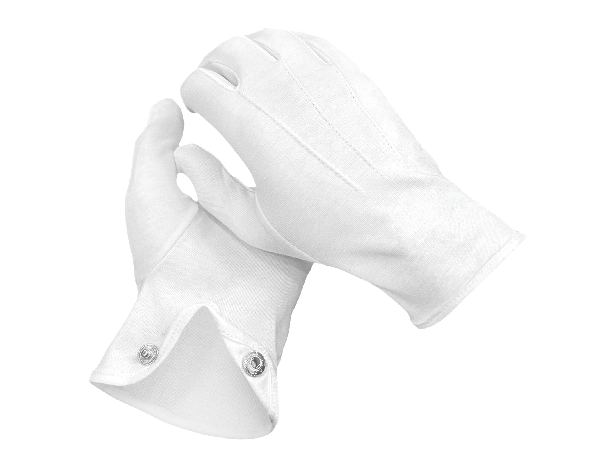 Masonic Freemasons Mens White Cotton Gloves for Meetings, Parade, Serving..