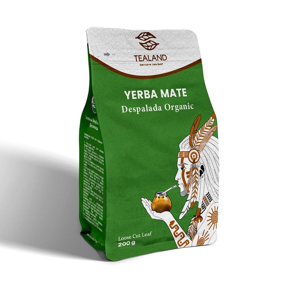 Yerba Matè-Despalada Organic Original Hot and Cold Tea Gluten Free Gives Energy Improves Strength Immune System 200g