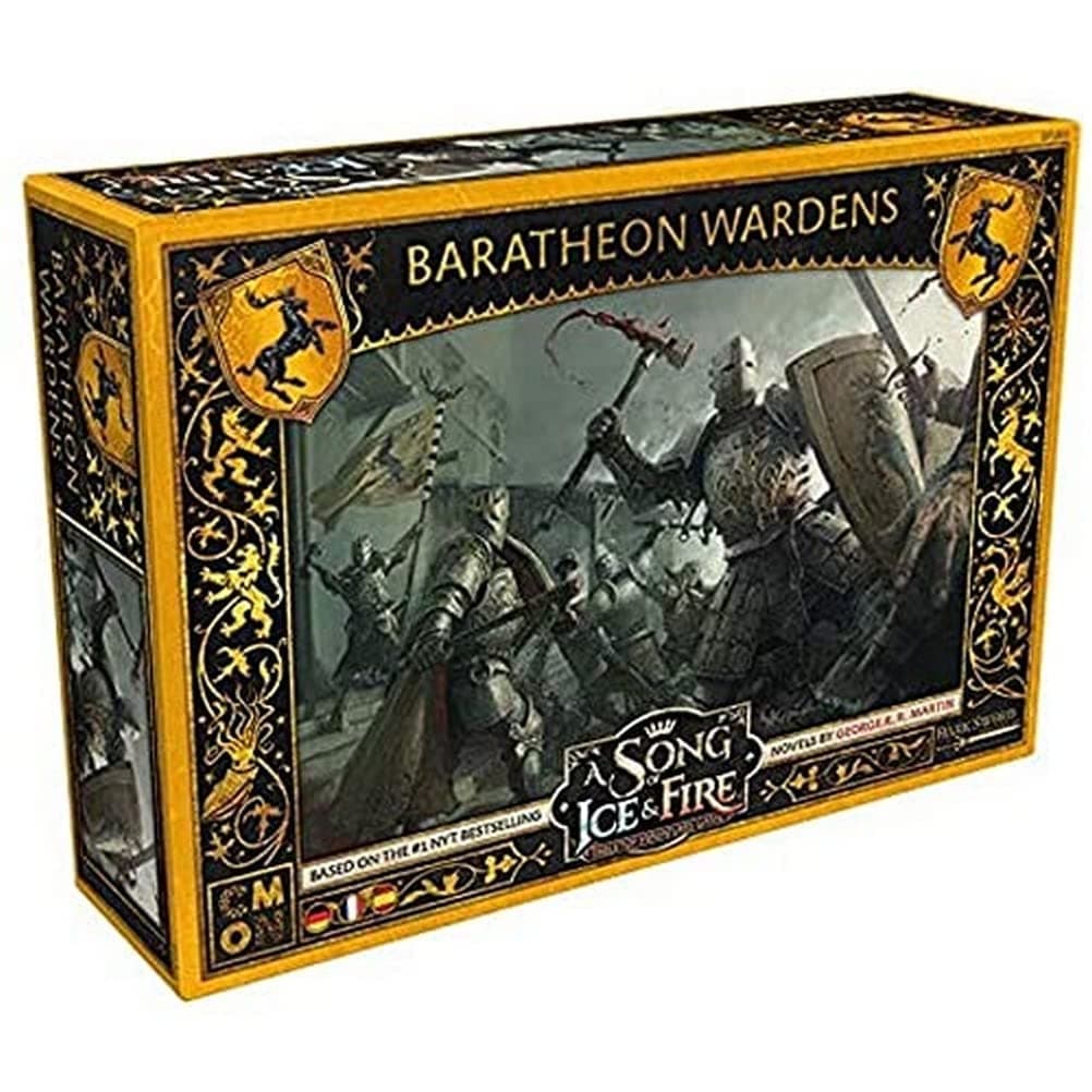 Asmodee | CMON | A Song of Ice & Fire – Guard from House Baratheon | Expansion | Tabletop | 2 Players | From 14+ Years | 45+ Minutes | German | Multilingual