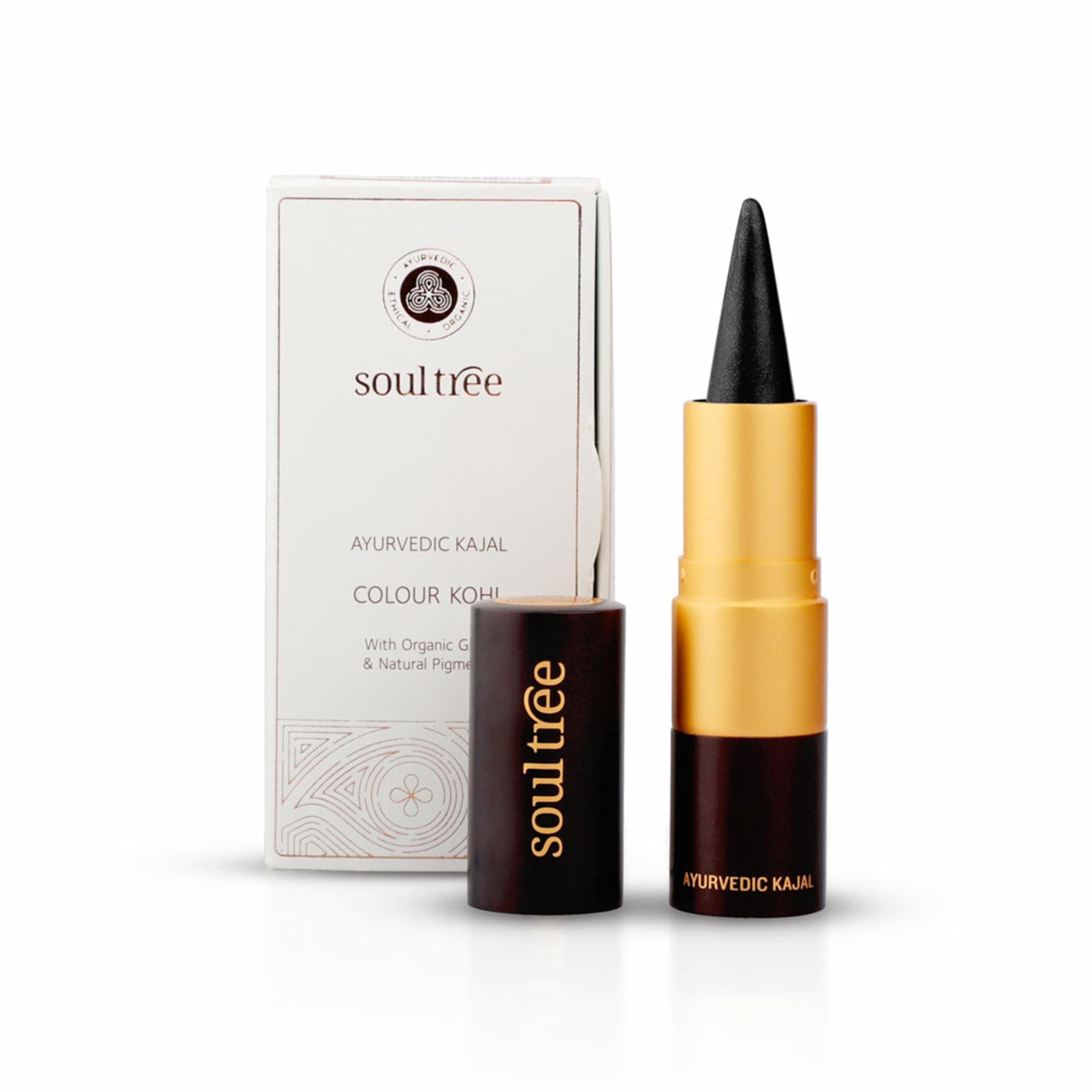 SoulTree 011 Pure Black Kajal, 3 gm