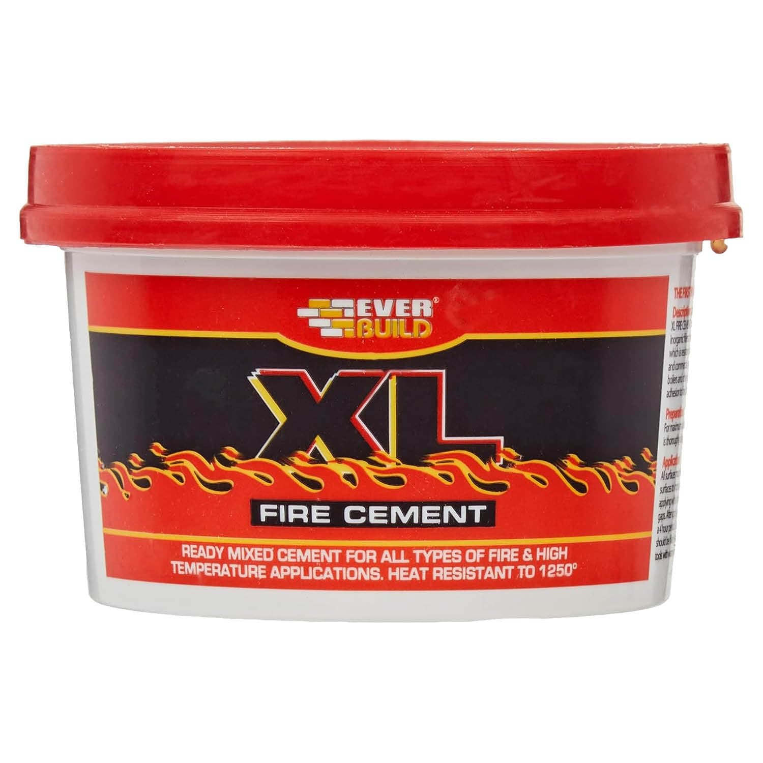 XL Fire Cement – Ready Mixed – Resistant to Temperatures Up to 1250˚C – Buff – 500g