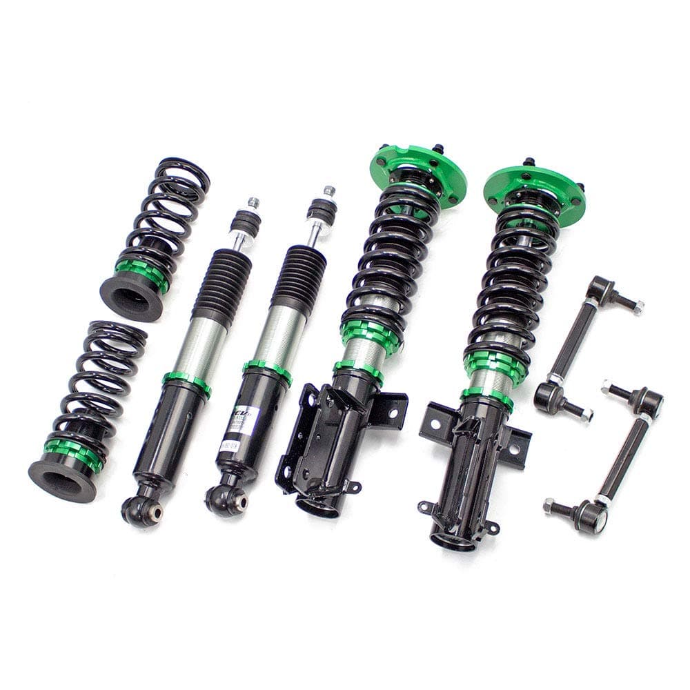 Rev9 R9-HS2-078_2 Hyper-Street II Coilover Suspension Lowering Kit, Mono-Tube Shock w/ 32 Click Rebound Setting, Full Length Adjustable, compatible with Ford Mustang 2011-14