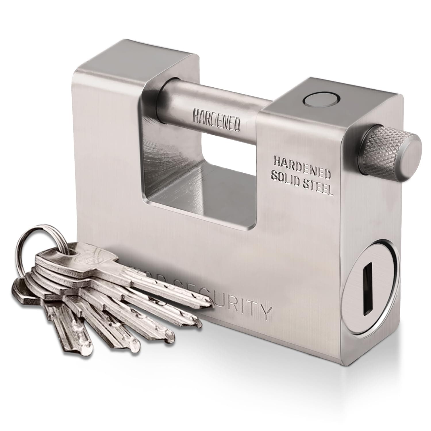 CDC DIGI CDC®5 Keys 1.1 KG Super Heavy Duty Rectangular 20' 40' Container Garage Shed Shutter Chain Padlock 94mm Heavy Duty High Security
