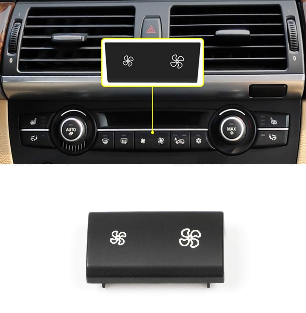 Jaronx for BMW A/C Climate Control Panel Fan Speed Button Replacement,fit for BMW X5 E70 2006-2013, X6 E71 2007-2014 (1 PCS)