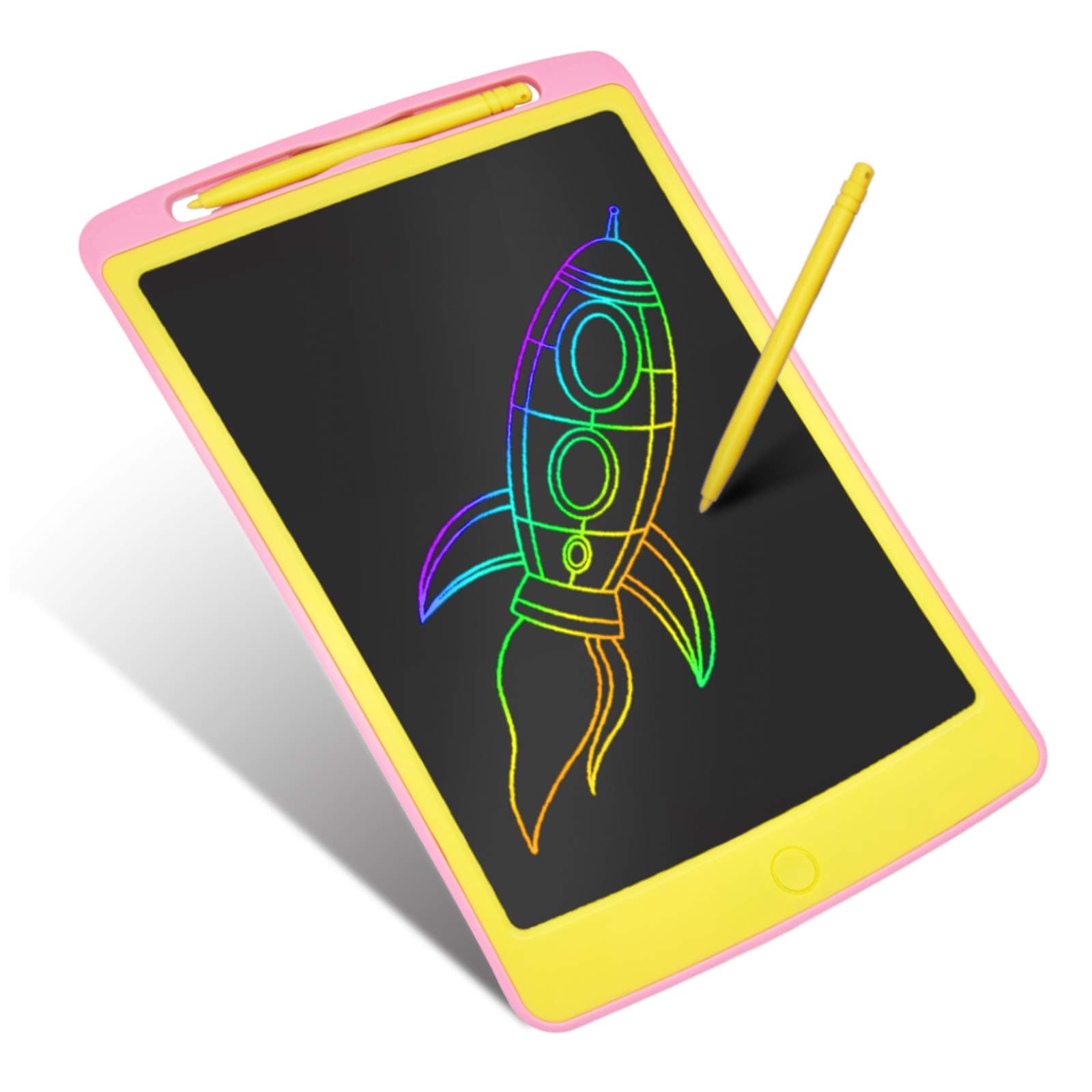 UcaseArt Graphics Drawing Tablet, 10.5 Inch Electronic LCD Writing Tablet for Kids Portable Doodle Board Memo Notepad Digital Ewriter Toys for Kids Boys Girls Gifts (Pink)