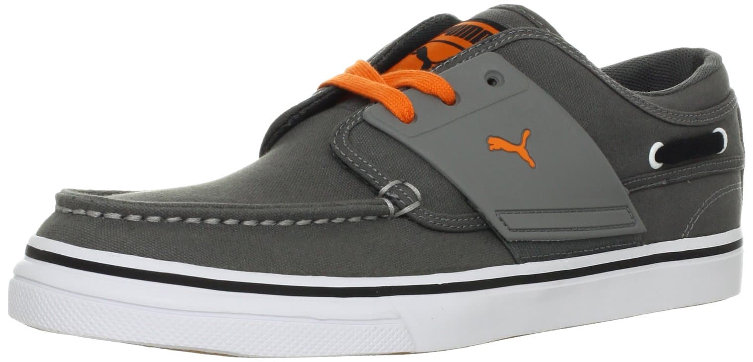 New Puma El Harbor Grey/Orange Mens 9