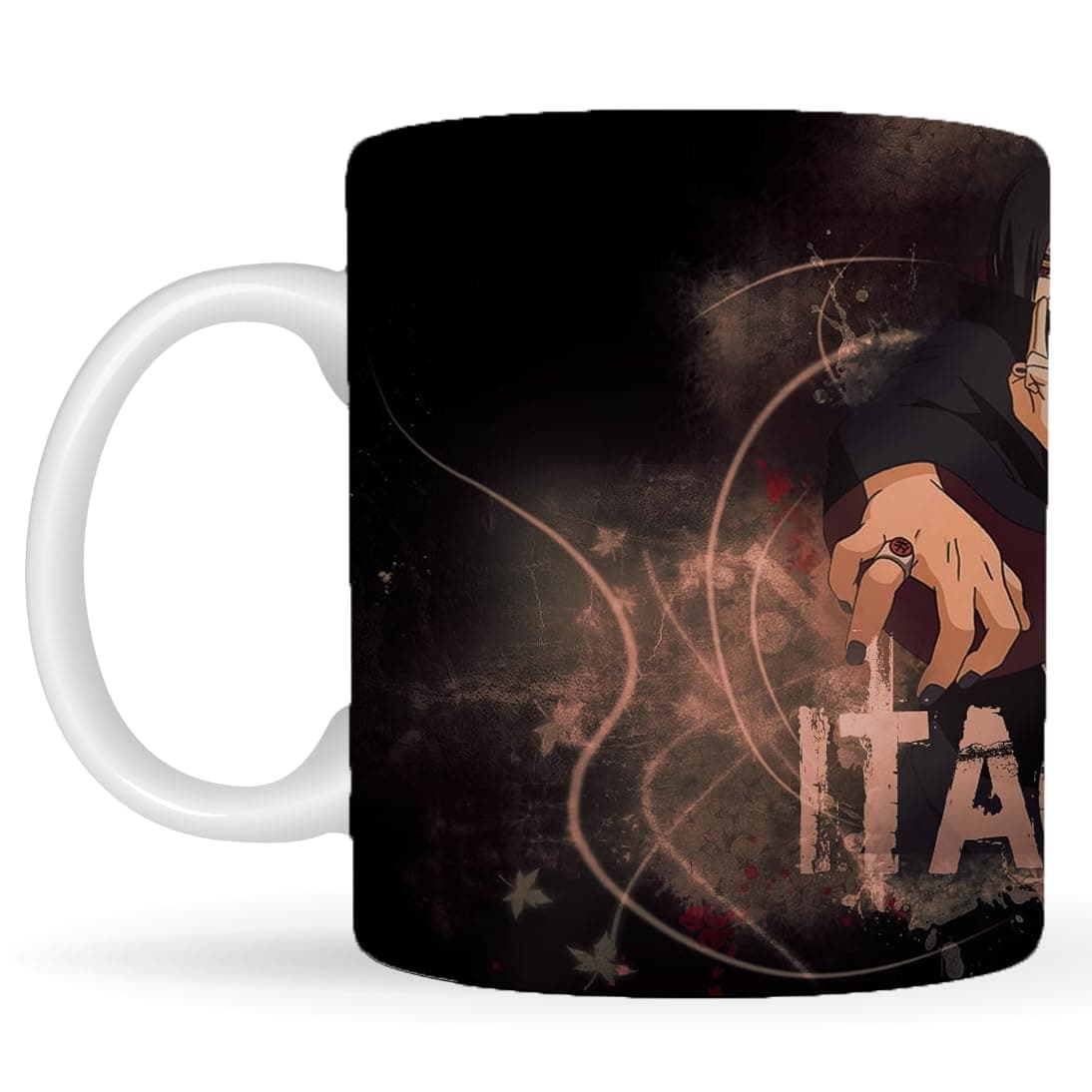 Replix Naruto Anime Printed (350 ml) Coffee Mug, for Gifting and Present (Itachi 13)