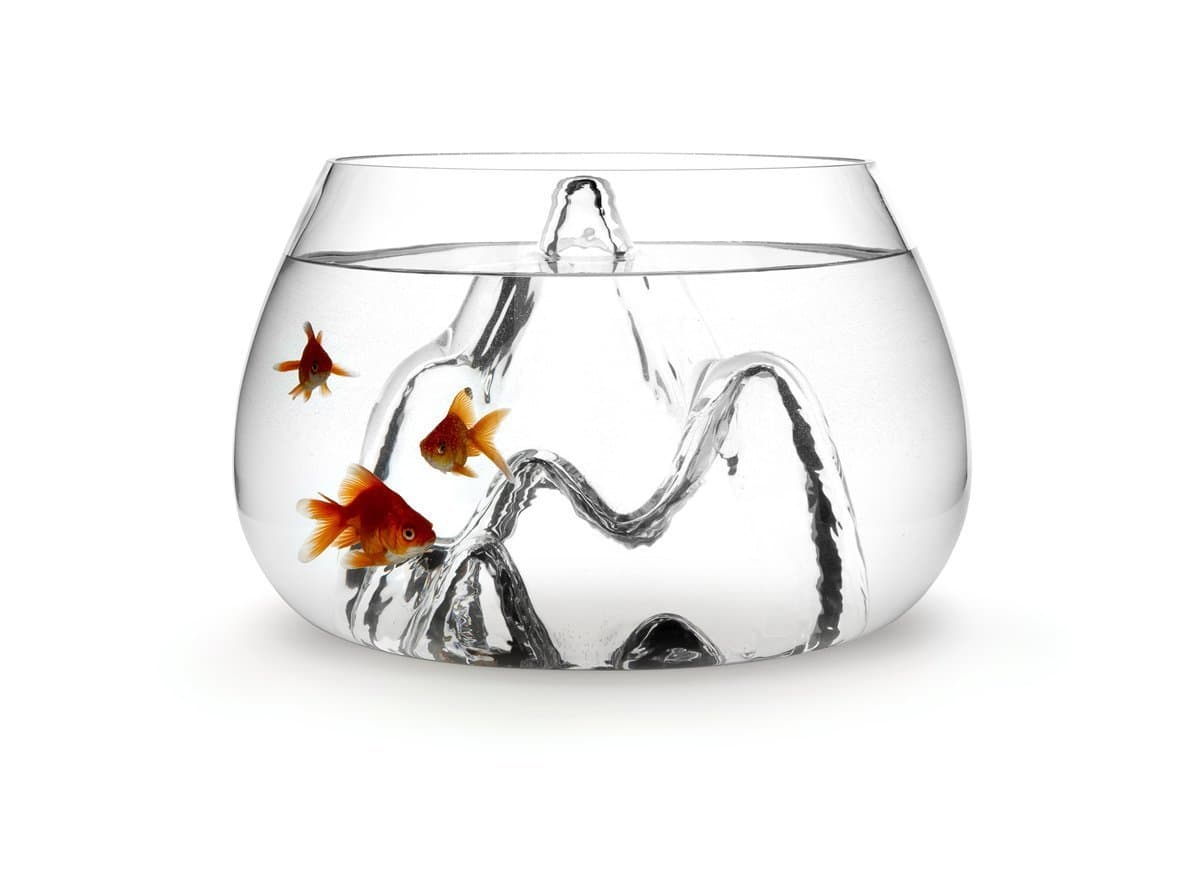 Aruliden Glasscape Glass Fish Bowl Small