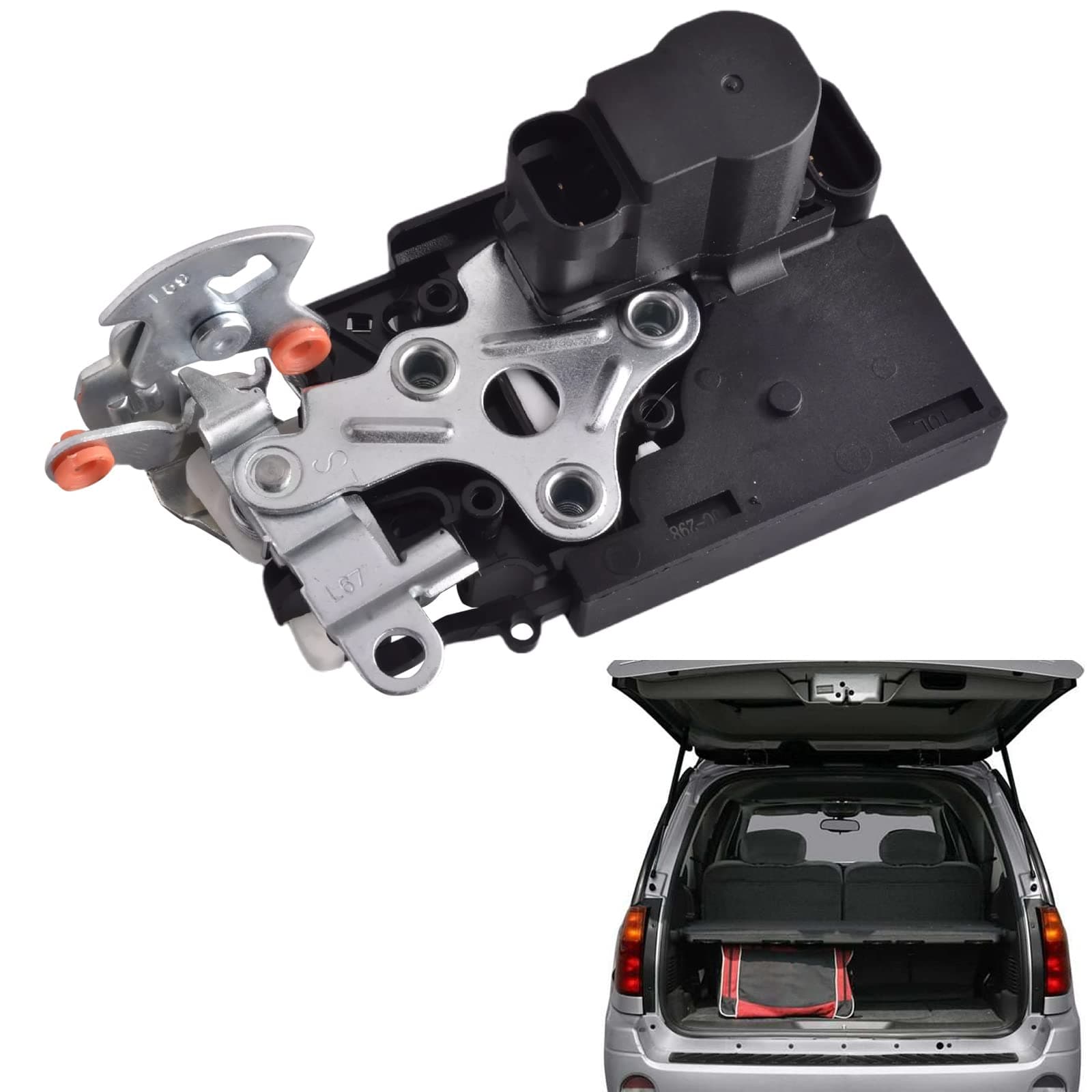 Rear Tailgate Door Lock Latch Actuator Compatible for Chevrolet Trailblazer GMC Envoy Buick Rainier Isuzu Ascender Oldsmobile Bravada Saab Replaces 931-298 15110511