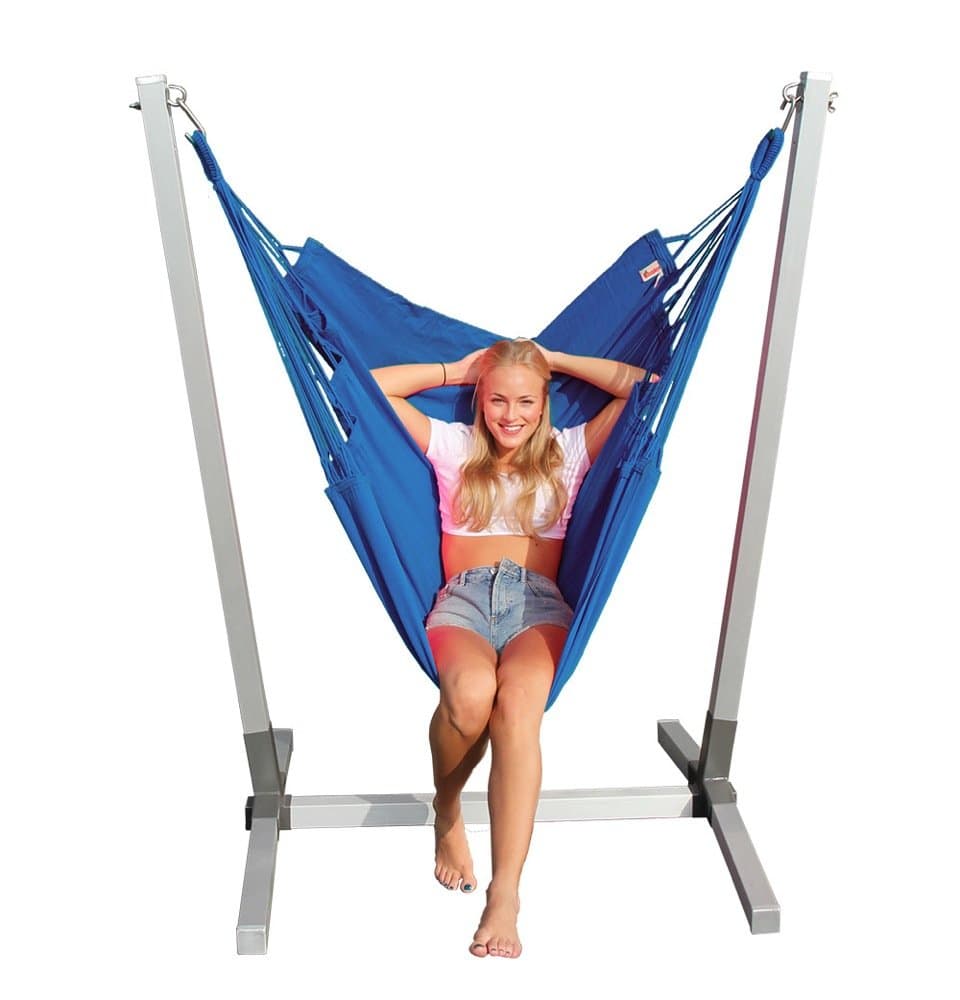 Maranon Newline Blue Hammock with Aluminium Frame