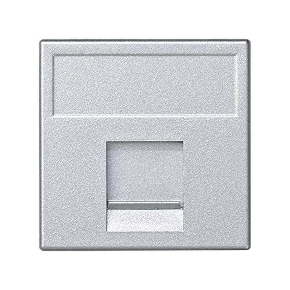 Simon K76/8 – Plate K45 V & D Flat with Dust for 1 Connector Amp®, Brand Rex®, Systimax® (Avaya®), Krone® or beldencdt® (Replaces The Ref. K63/. K64/./K67.)