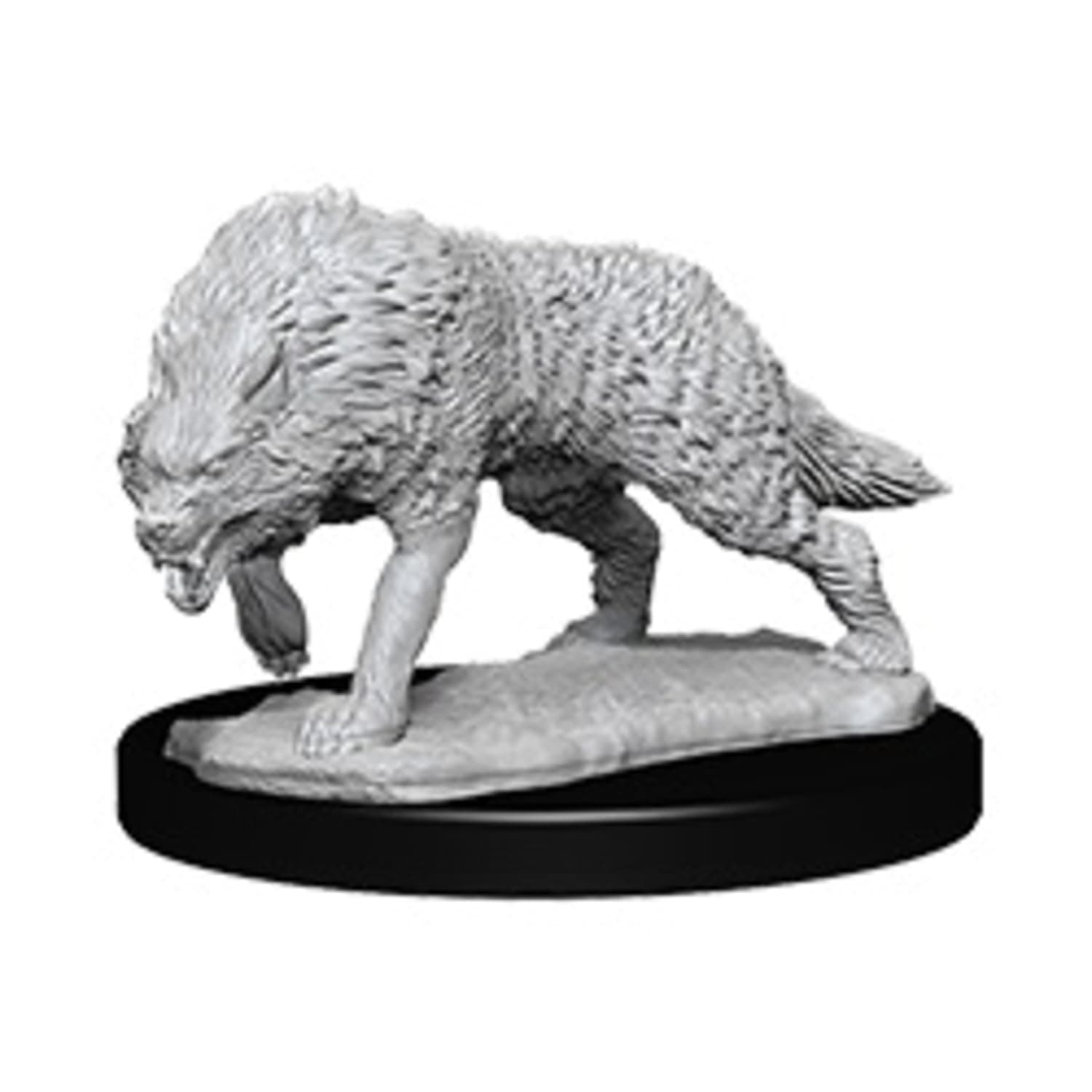 WizKids Deep Cuts Unpainted Miniatures: Wave 7: Timber Wolves