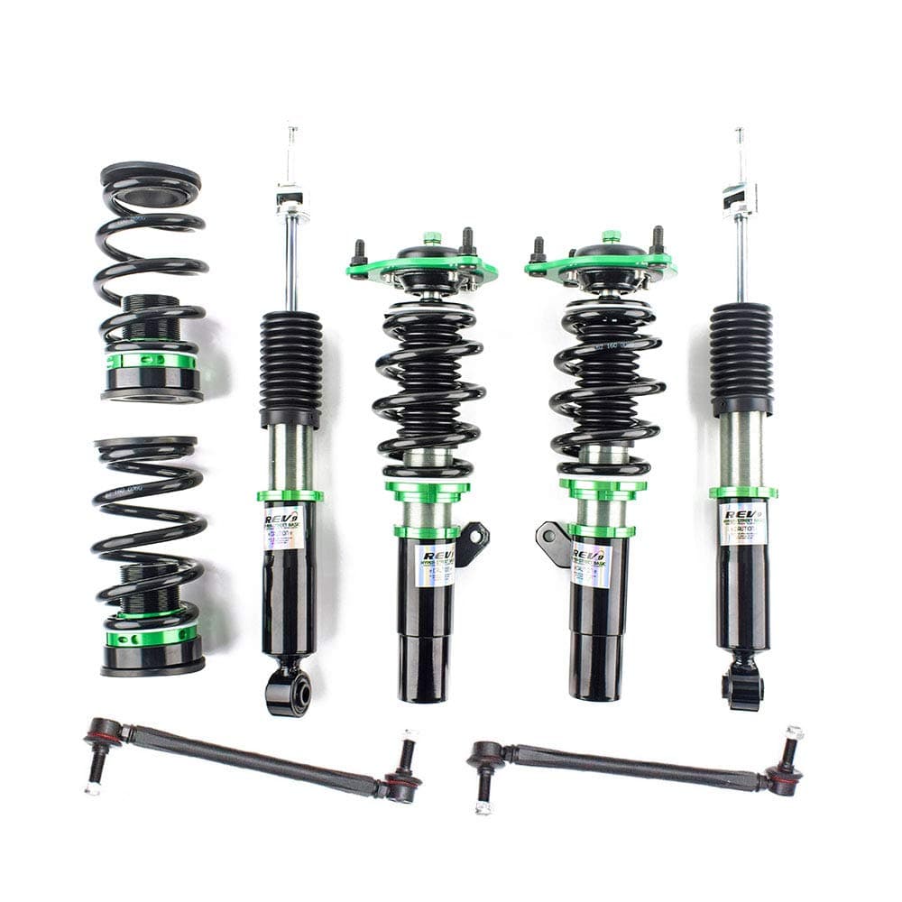 Rev9 R9-HPX-1029 Hyper-Street ONE Adjustable Coilovers Lowering Kit, 16 Damping Levels, Compatible With Honda Civic Coupe/Sedan (FC/FK) 2016-21