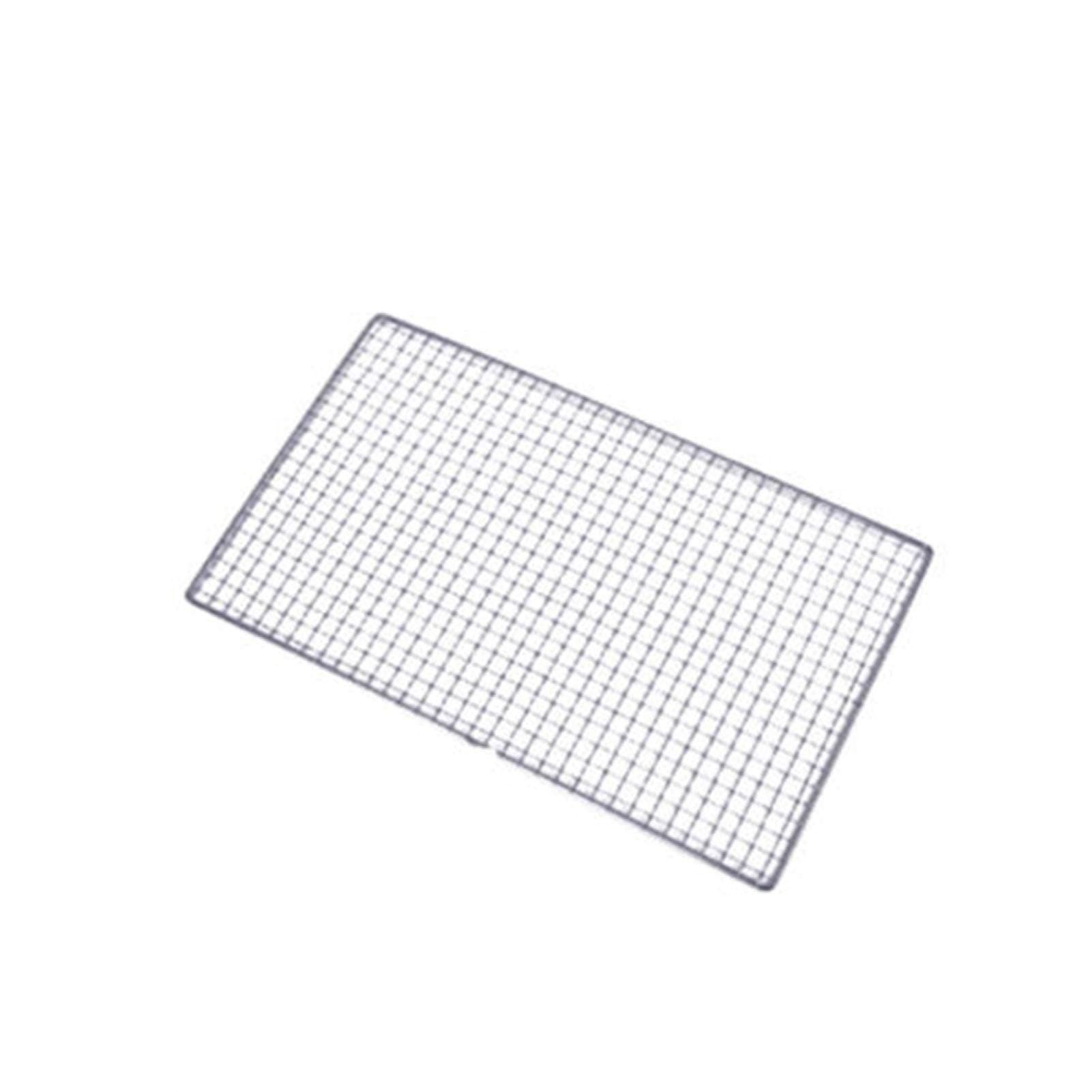 QOTSTEOS BBQ Grill Grate Grid Wire Rack Cooking Replacement Net, Works on Smoker, Pellet, Gas, Charcoal Grill, for Camping Barbecue Outdoor Picnic Tool (Size: 30 * 45cm)