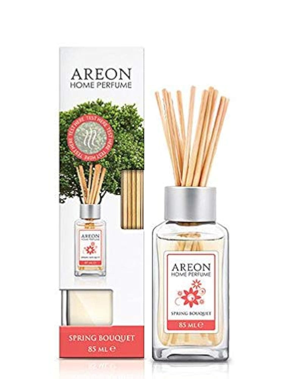 Home Luxury Perfume Reed Diffuser Spring Bouquet + 10 Rattan Reeds 85ml