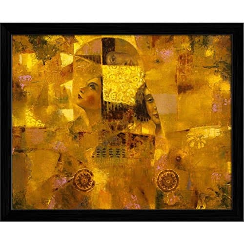 Artzfolio Artwork On Canvas D1 Canvas Painting Black Wood Frame 14.6 X 12Inch
