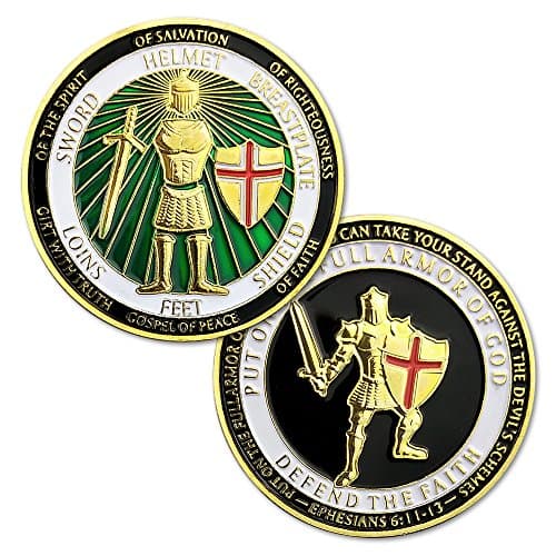 Put on The Whole Armor of God Challenge Coin