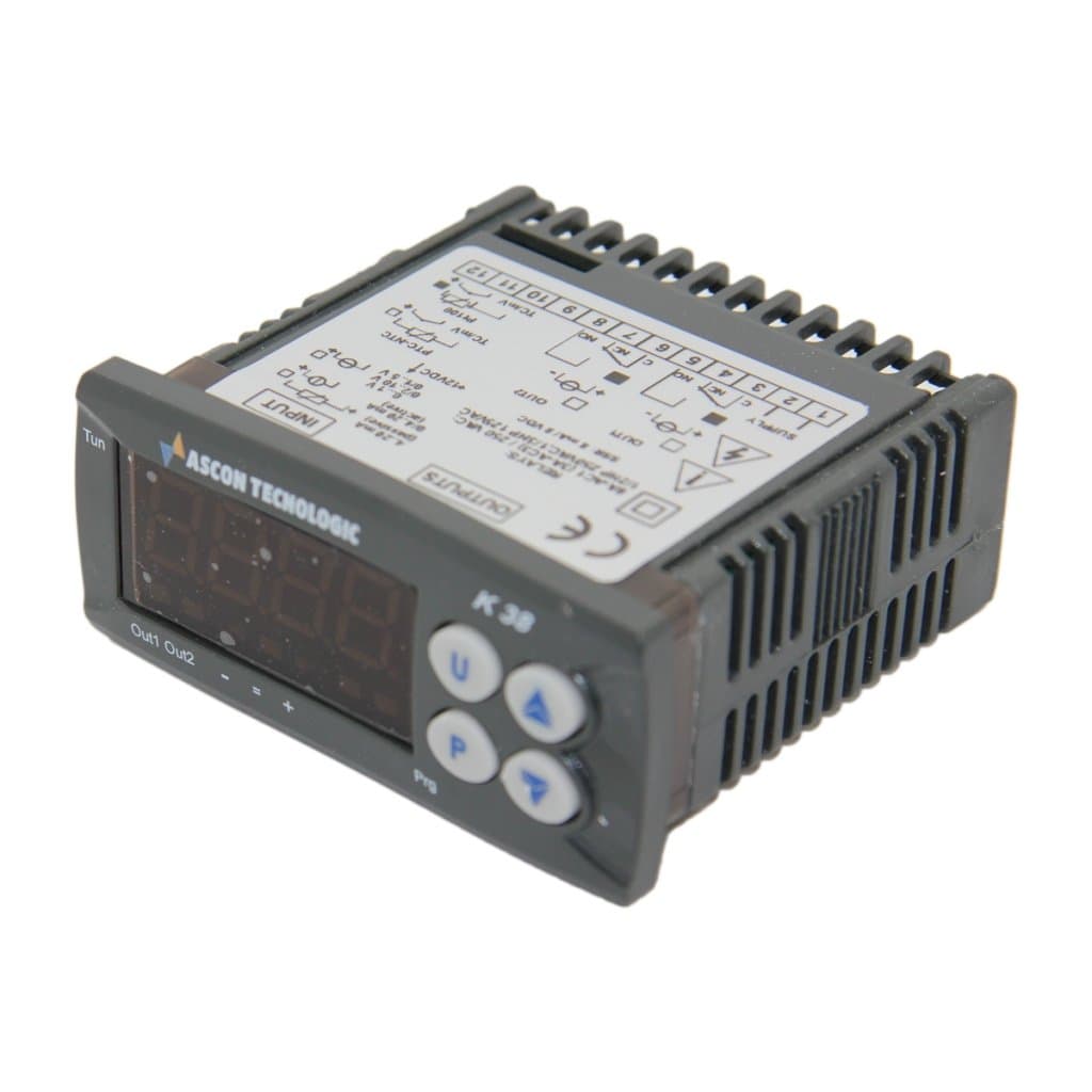 K38-HCRR Module: Regulator Temperature SPDT Out 2: SPDT on Panel 0-50°C ASCON TE