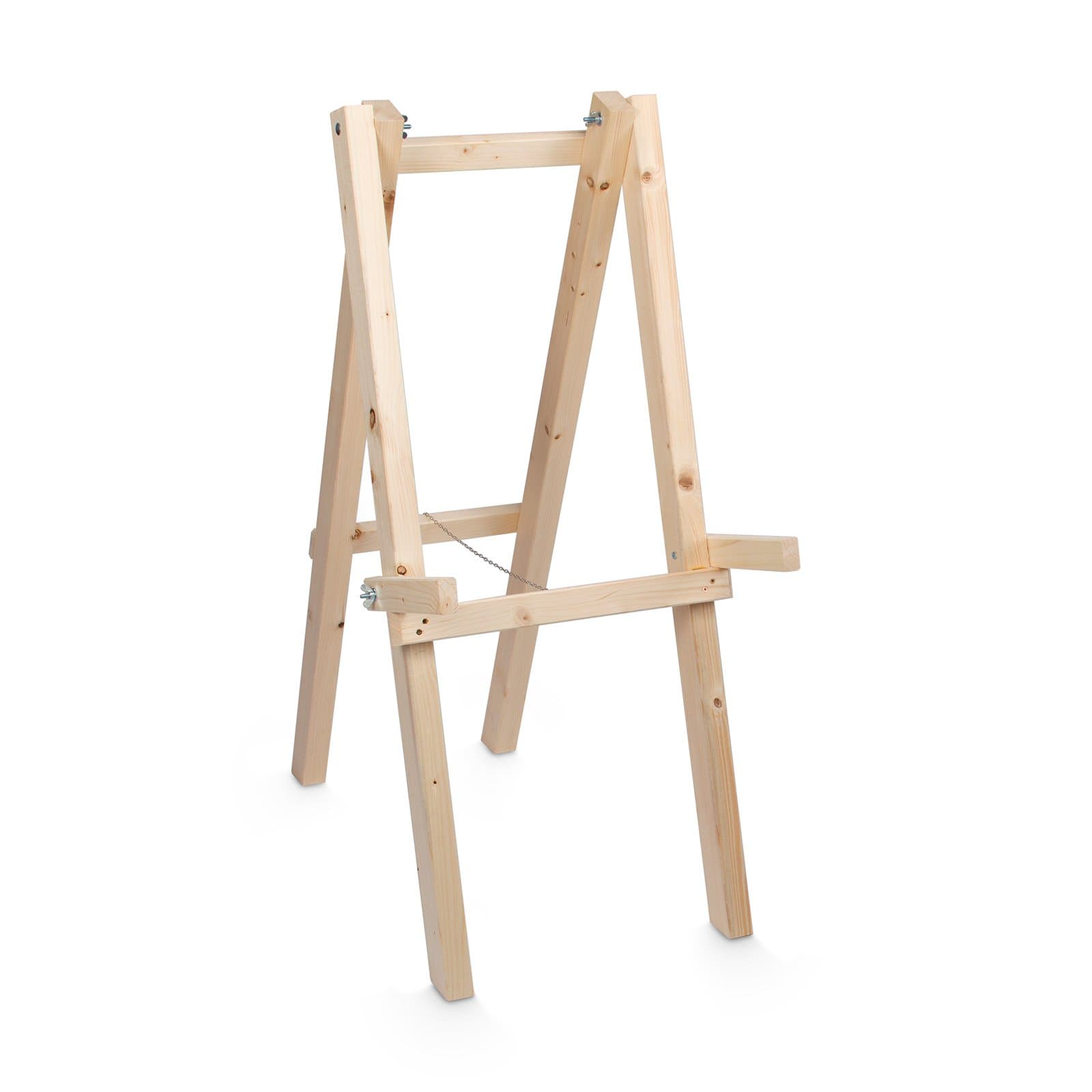 Target Archery Disc Stand for Archery Targets, Made of solid Wood, Four Legged Stand