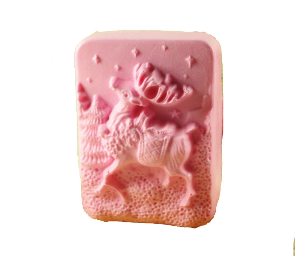YL Deer M445 Silicone Soap mold Craft Molds DIY Handmade soap mould