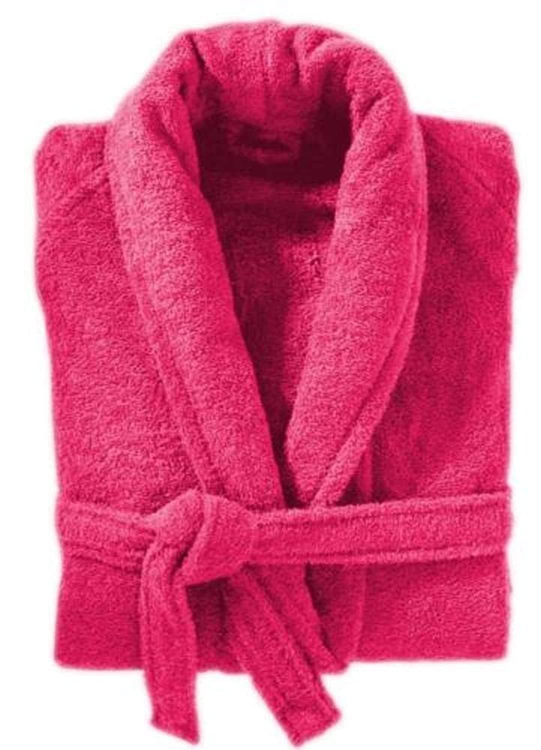 Comfy Luxurious Bathrobe Pink 10, 12-14 Years