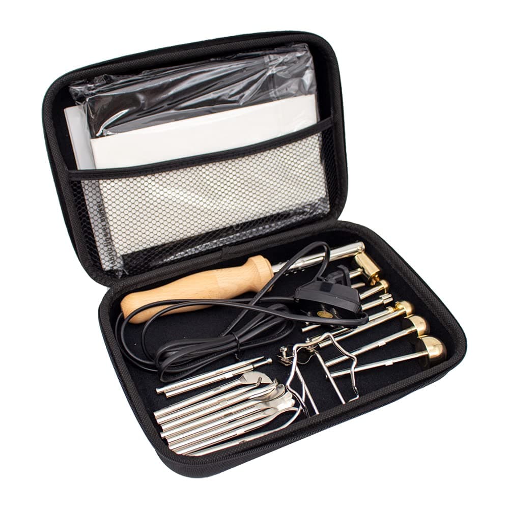 110V Electric Fabric Flower Maker Artificial Flower Ironing Machine- 17 Heads Fake Flower Making Tools Set