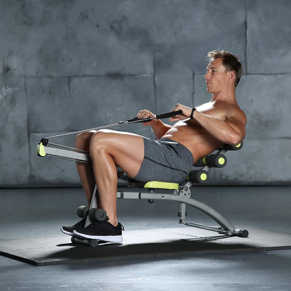 Ozoy Six Pack Abs Exerciser Machine Home Gym Equipment for Ab Exercise and Fitness 20 Different Mode Without Cycle(Black.)