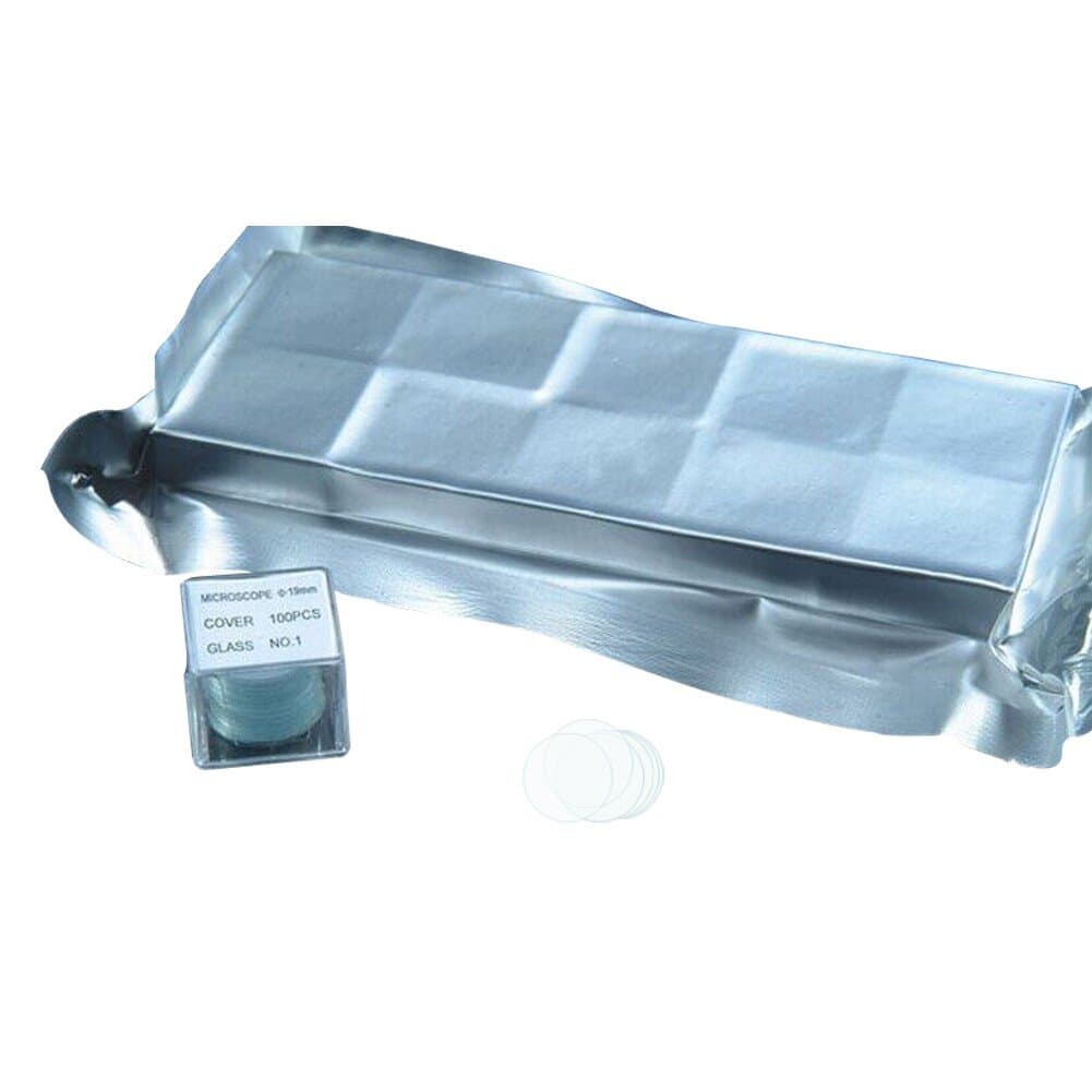 BIPEEBIPEE Round CoverSlips, 12mm Microscope Cover Glass,0.13mm~0.16mm Thickness, Pack of 100pcs