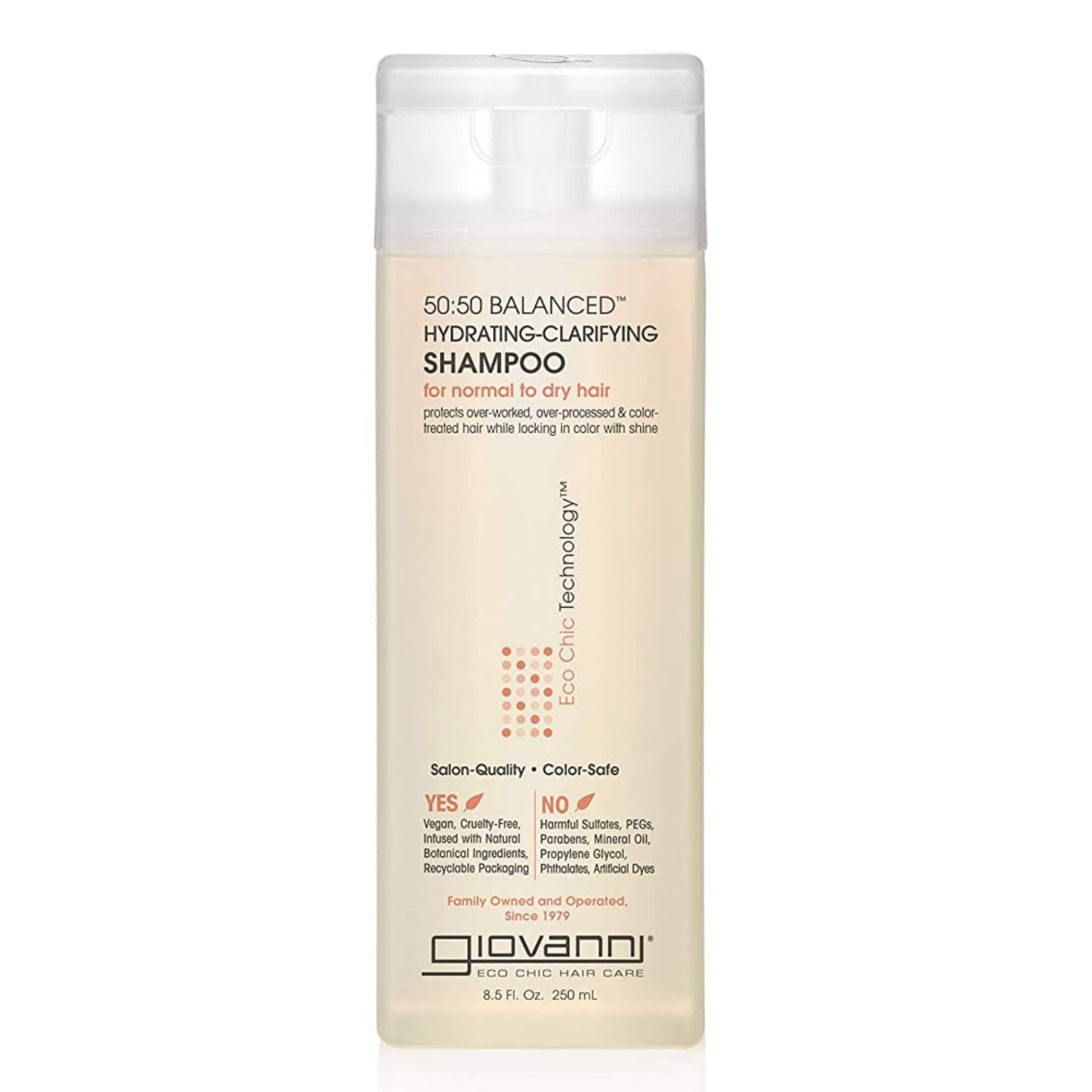 Eco Chic 50:50 Hydrating-Calming Shampoo - pH Balanced Hair Care Formula, 8.5 Ounce (Pack of 1)