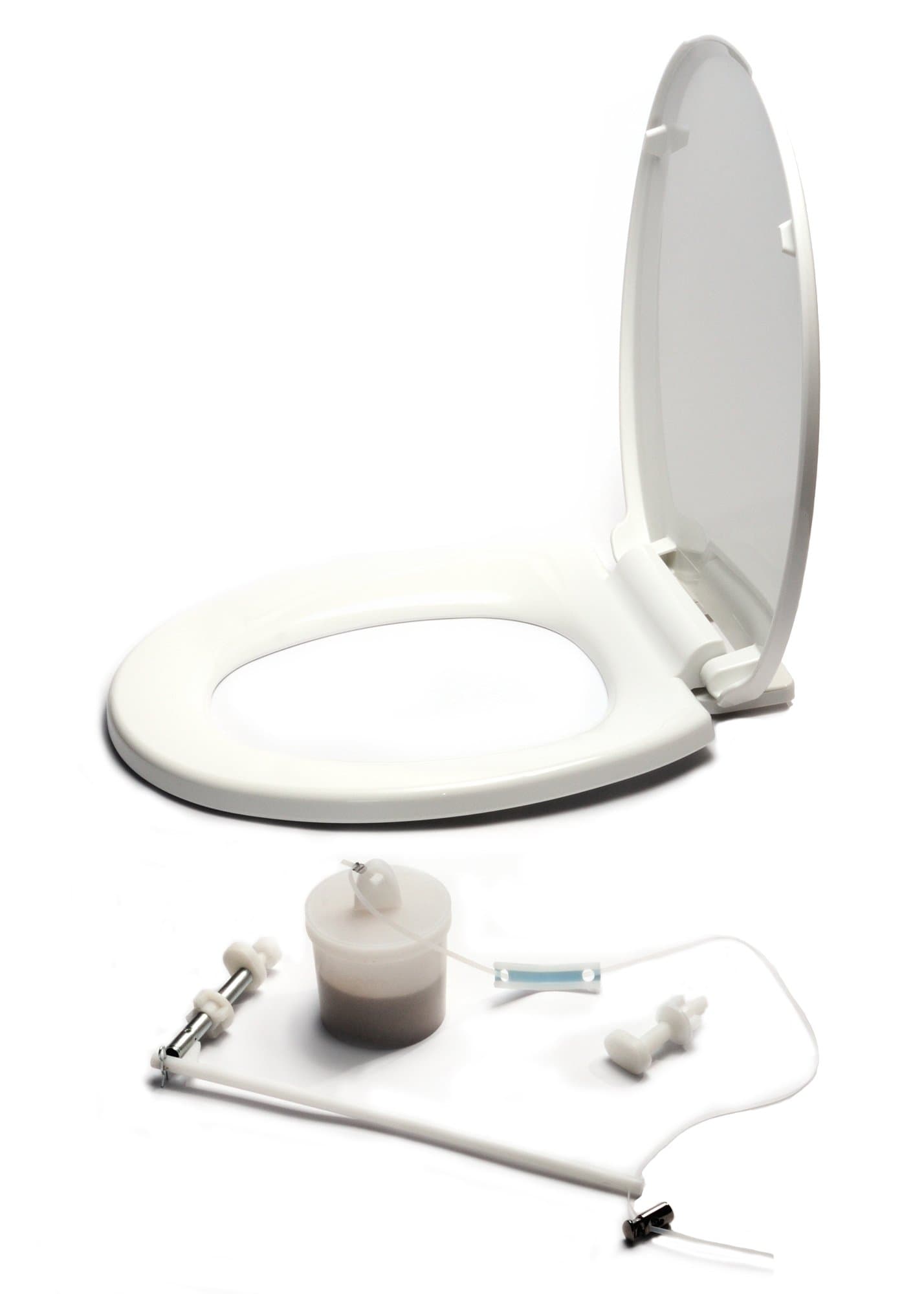 Flush Down Automatic Toilet Seat Closer Round and Elongated available Now