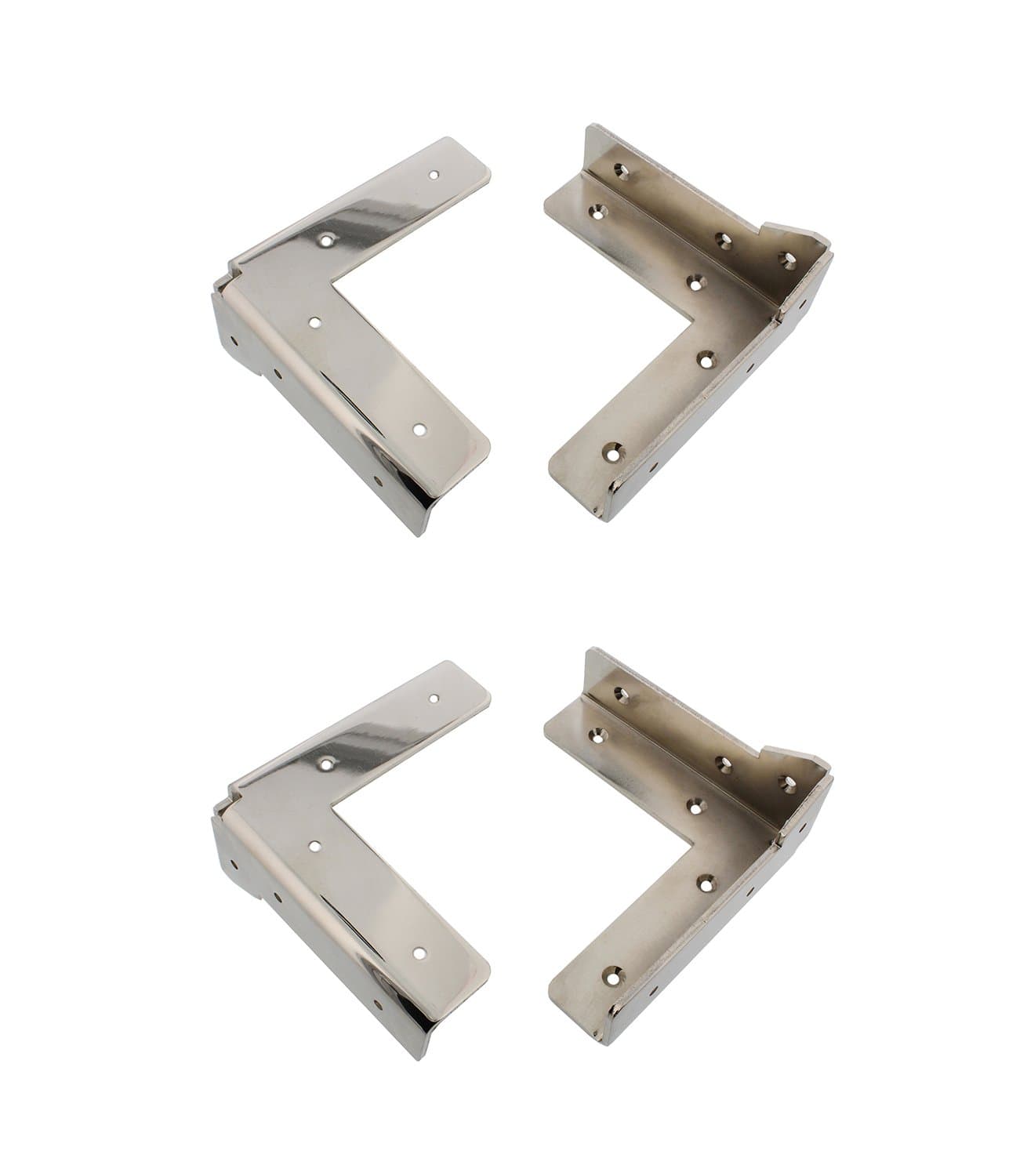 Deadwood Crafted Tools 3D Wood Corner Clamp Kit, 4pc - 4in Steel 90 Degree Corner Clamps for Woodworking