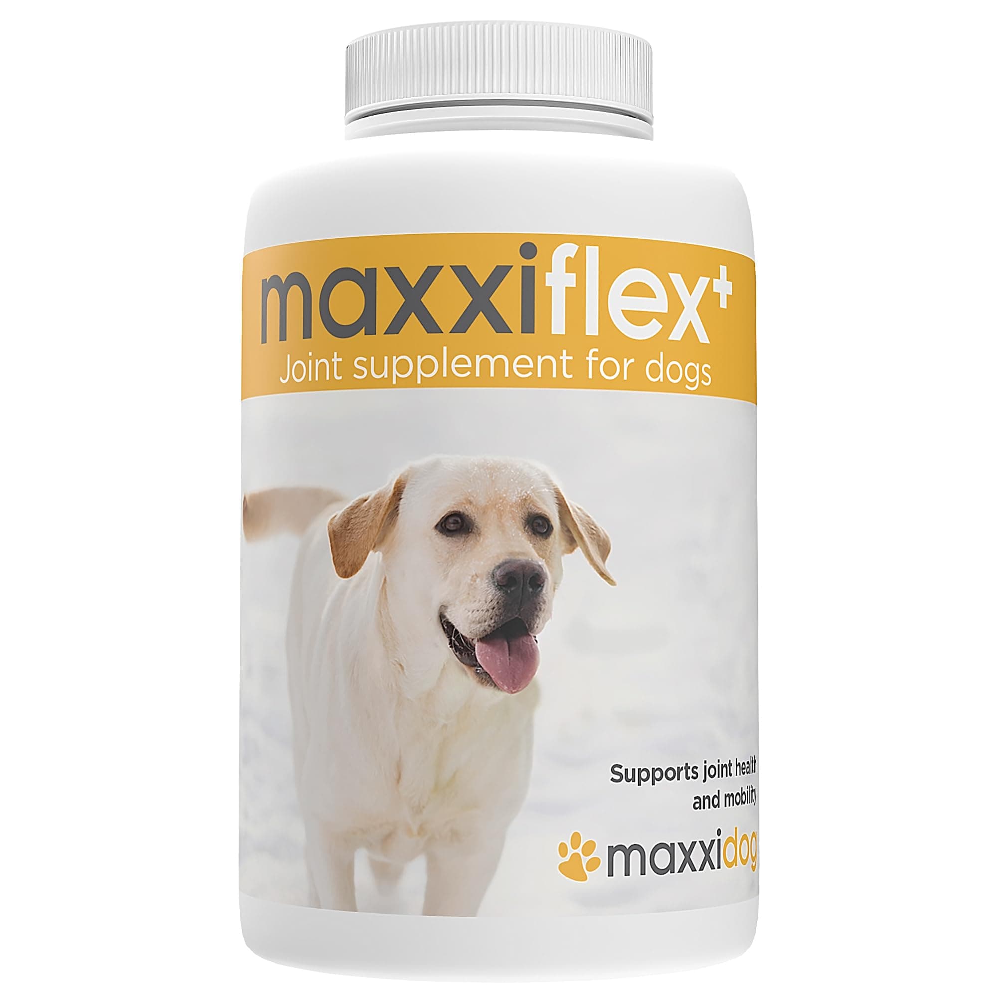 maxxiflex+ Hip & Joint Supplement for Dogs with Glucosamine, Chondroitin, MSM & Collagen | Mobility, Flexibility & Discomfort Support | Senior, Adult & All Breeds | 120 Tablets