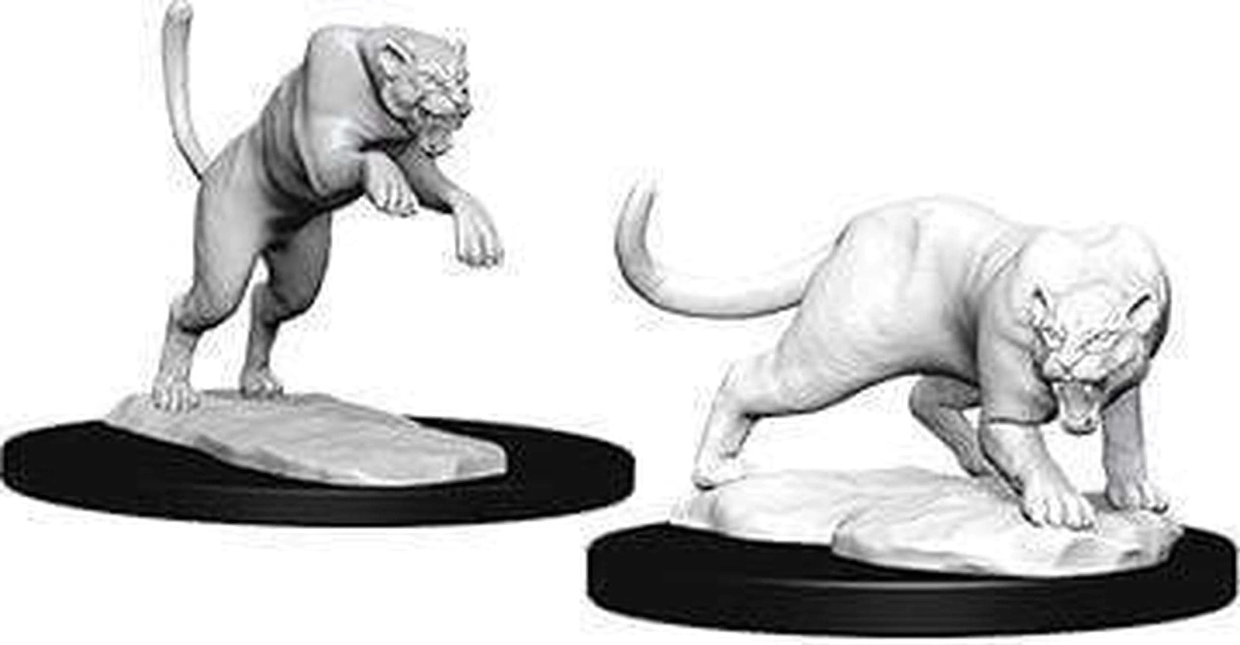 D&D Nolzurs Marvelous Unpainted Miniatures: Wave 6: Panther & Leopard