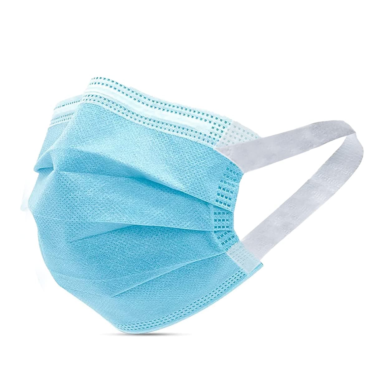Disposable Face Masks with Elastic Ear Loop, 3 Ply Breathable and Comfortable for Blocking Dust Air Pollution Dust Protection (50pcs)