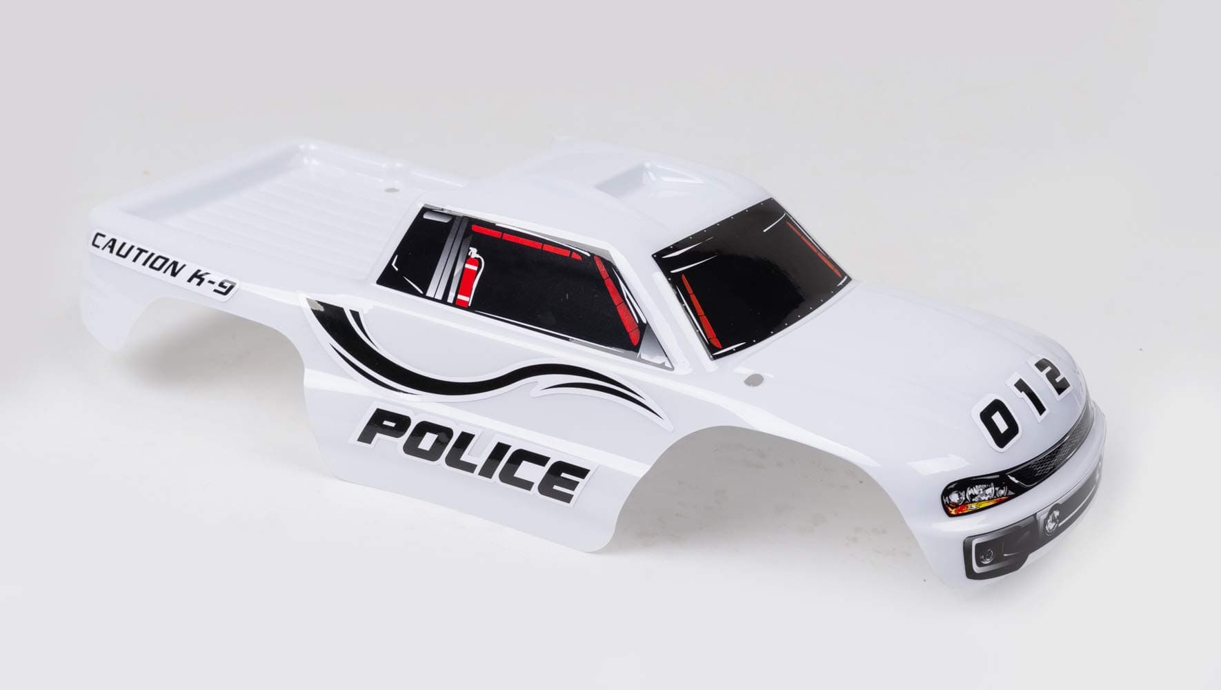 SummitLinkCustom Body Police Style Compatible for 1/10 Scale RC Car or Truck (Truck not Included) ST-PW-01