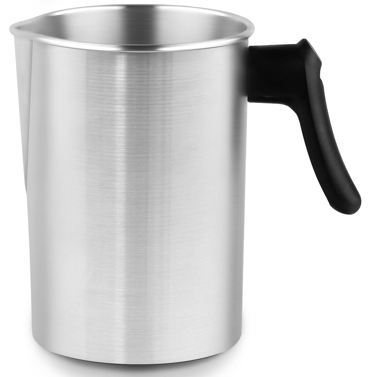 SAEUYVB Light Candle Making Pouring Pot, Holds for 4 pounds, Aluminum Wax Melting Pot with Heat-Resistant Handle and Dripless Pouring Spout for Candle Making,3L
