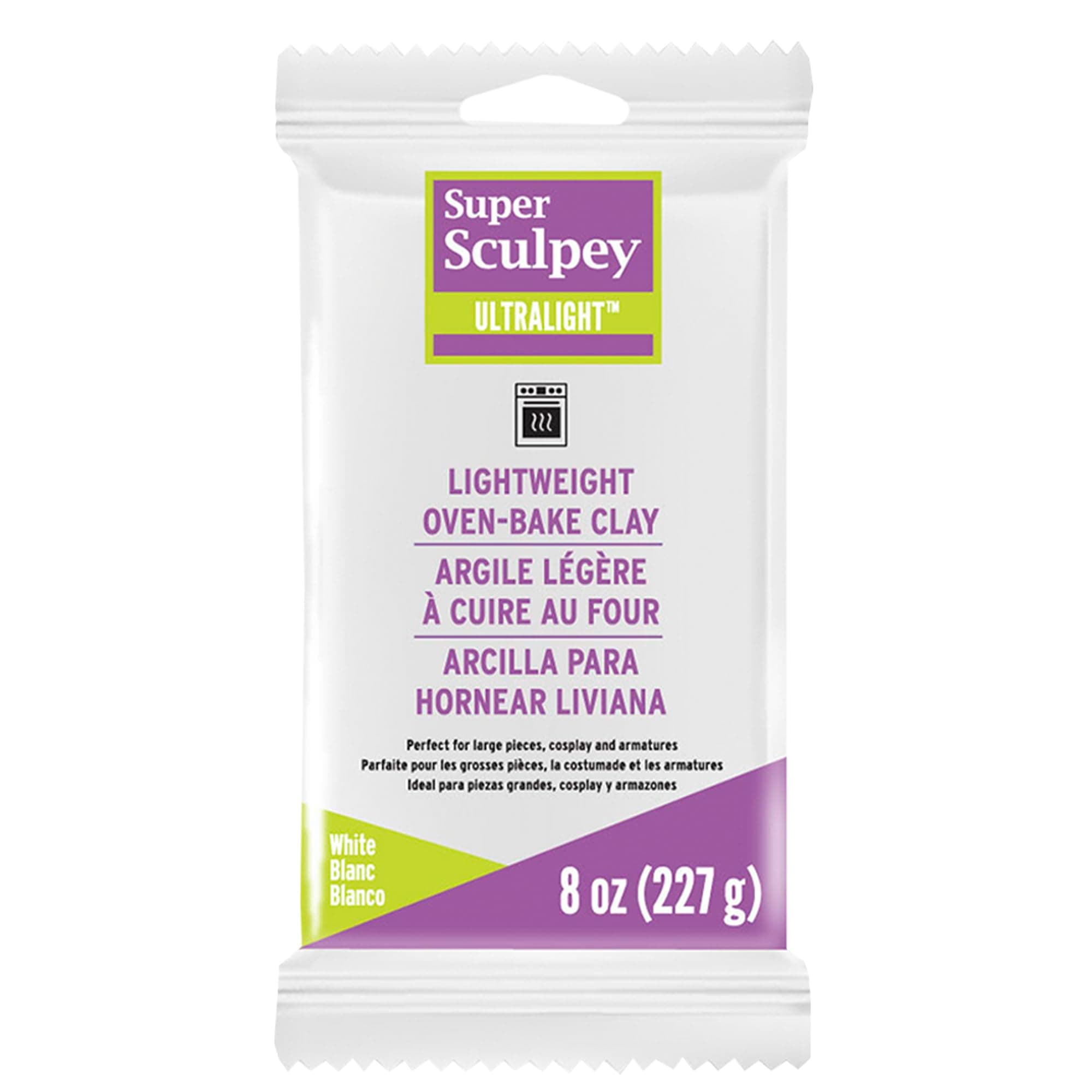 Polyform Super Sculpey Ultralight 8 oz (227 g), LW2001 , White
