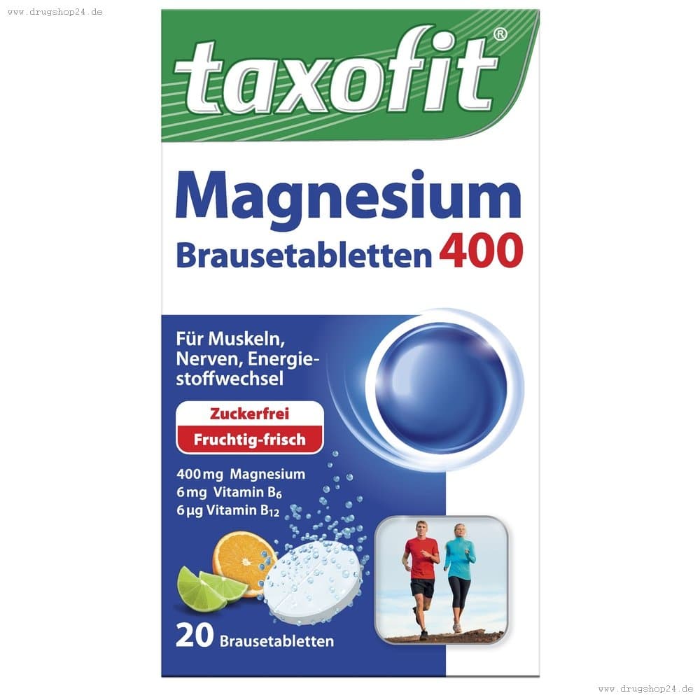 Taxofit Magnesium Brausetabletten 400 20 pcs