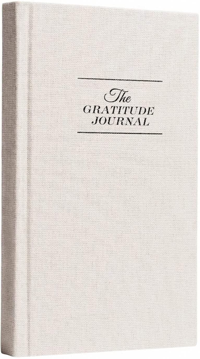 The Gratitude Journal for More Happiness, Optimism, Affirmation & Reflection - An Effective Manifestation Guide Journal, Undated Daily Journals for Women & Men (Beige)