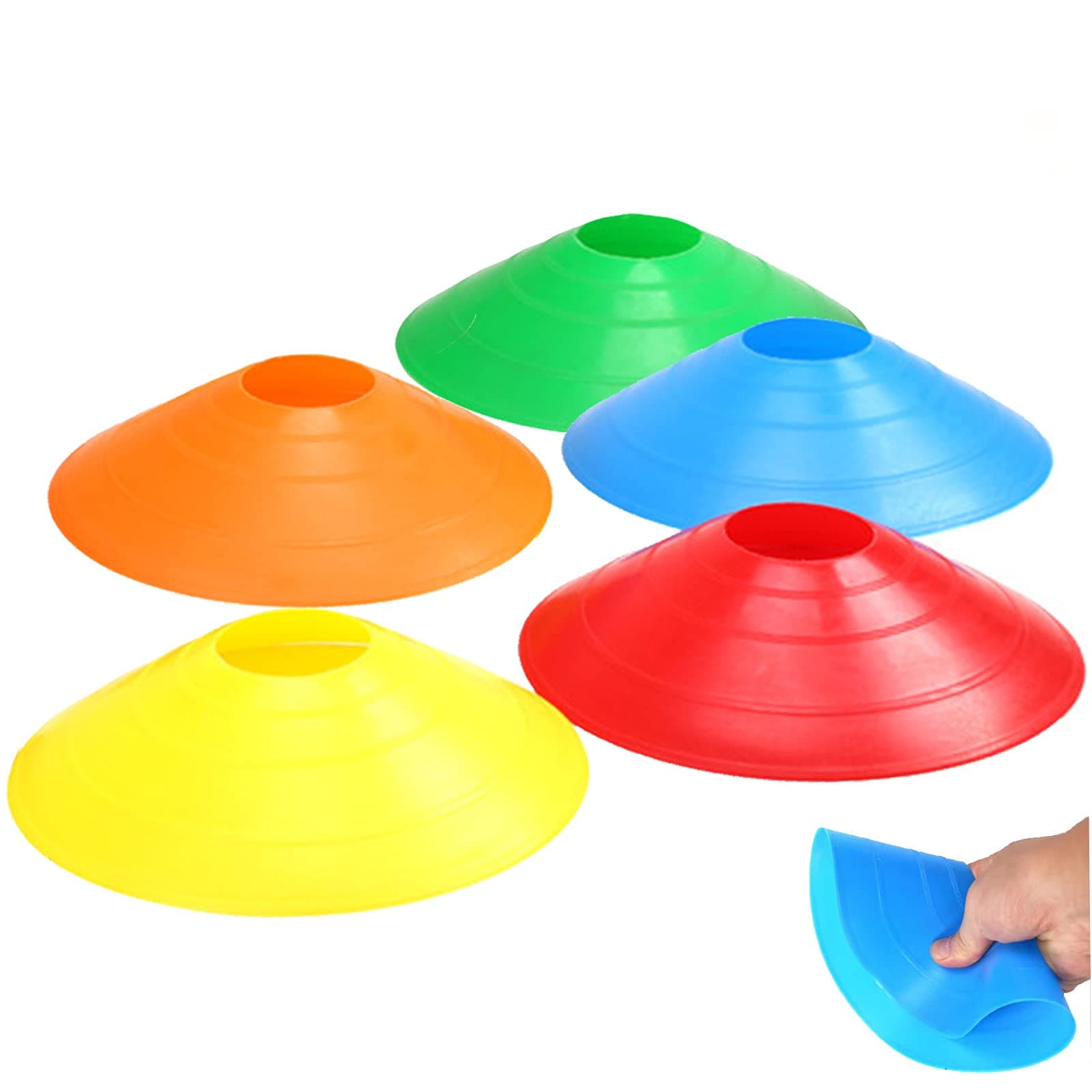 Vaupan Disc Cones - Training Cones Agility Soccer Cones for Training, Soccer, Football, Basketball, Sports, Games, Field Cone Markers