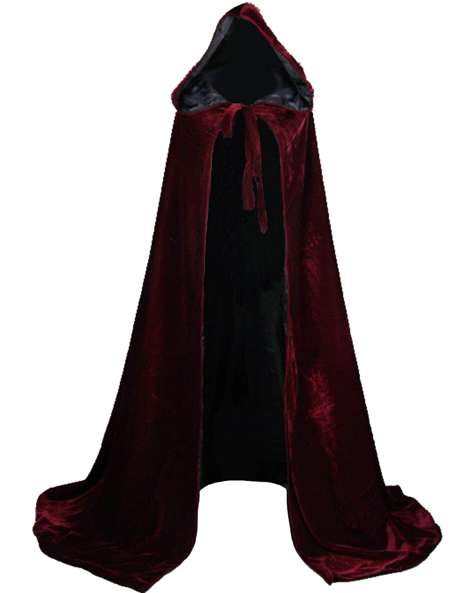 Velvet Renaissance Medieval Cloak Cape Lined with Satin