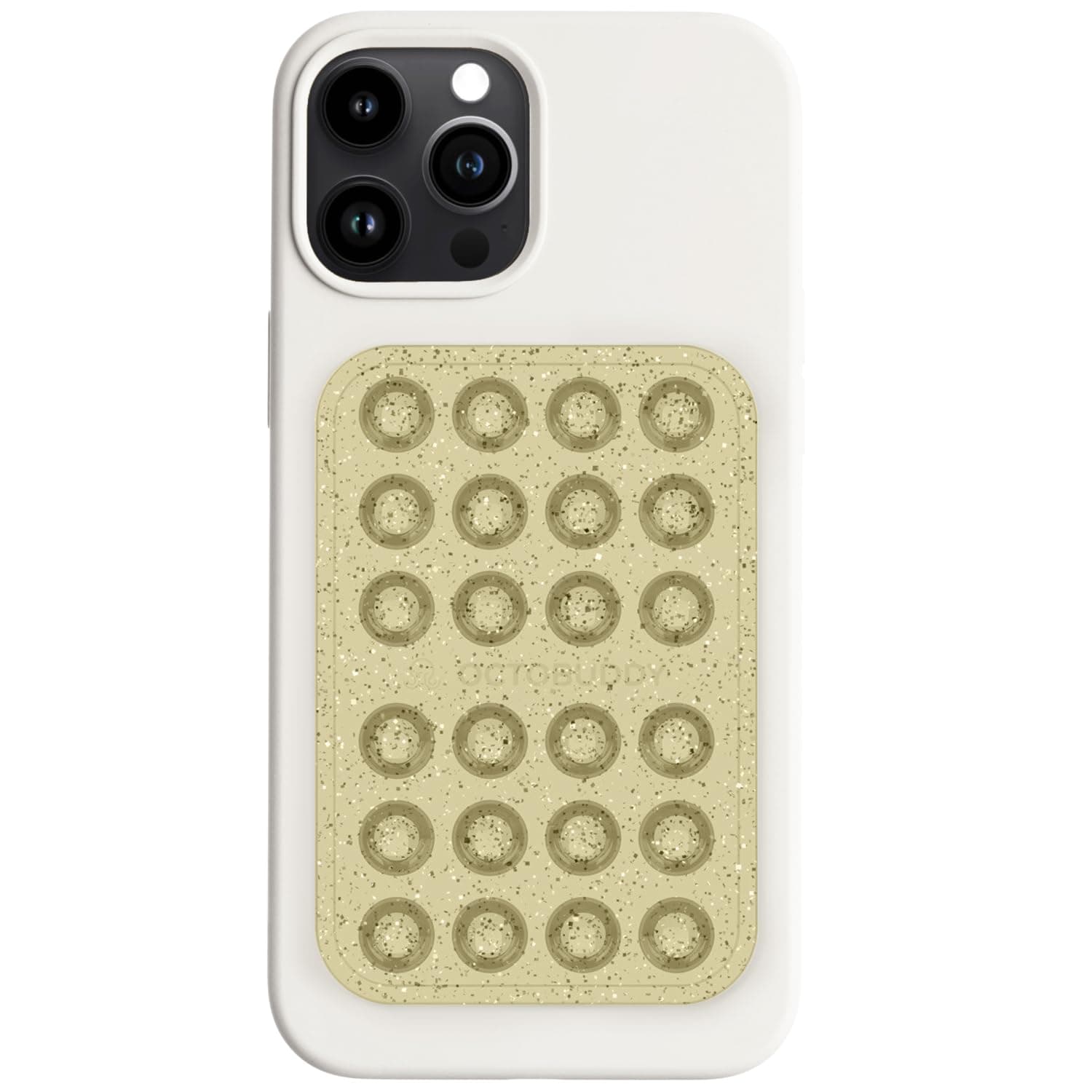 Diamonds - Silicone Suction Phone Case Adhesive Mount - Hands-Free Grip with 24 Suction Cups for Videos & Selfies - 2.6" x 3.9", Cape