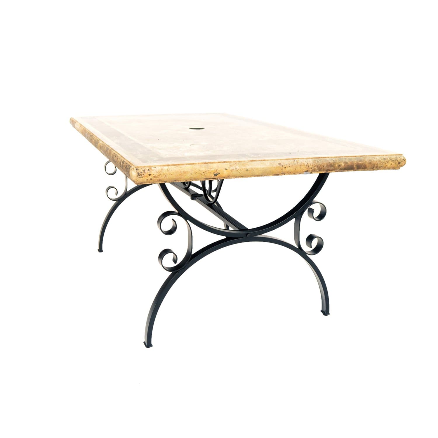 Europa Leisure Monte Carlo Dining Table - Beige/Dark Brown