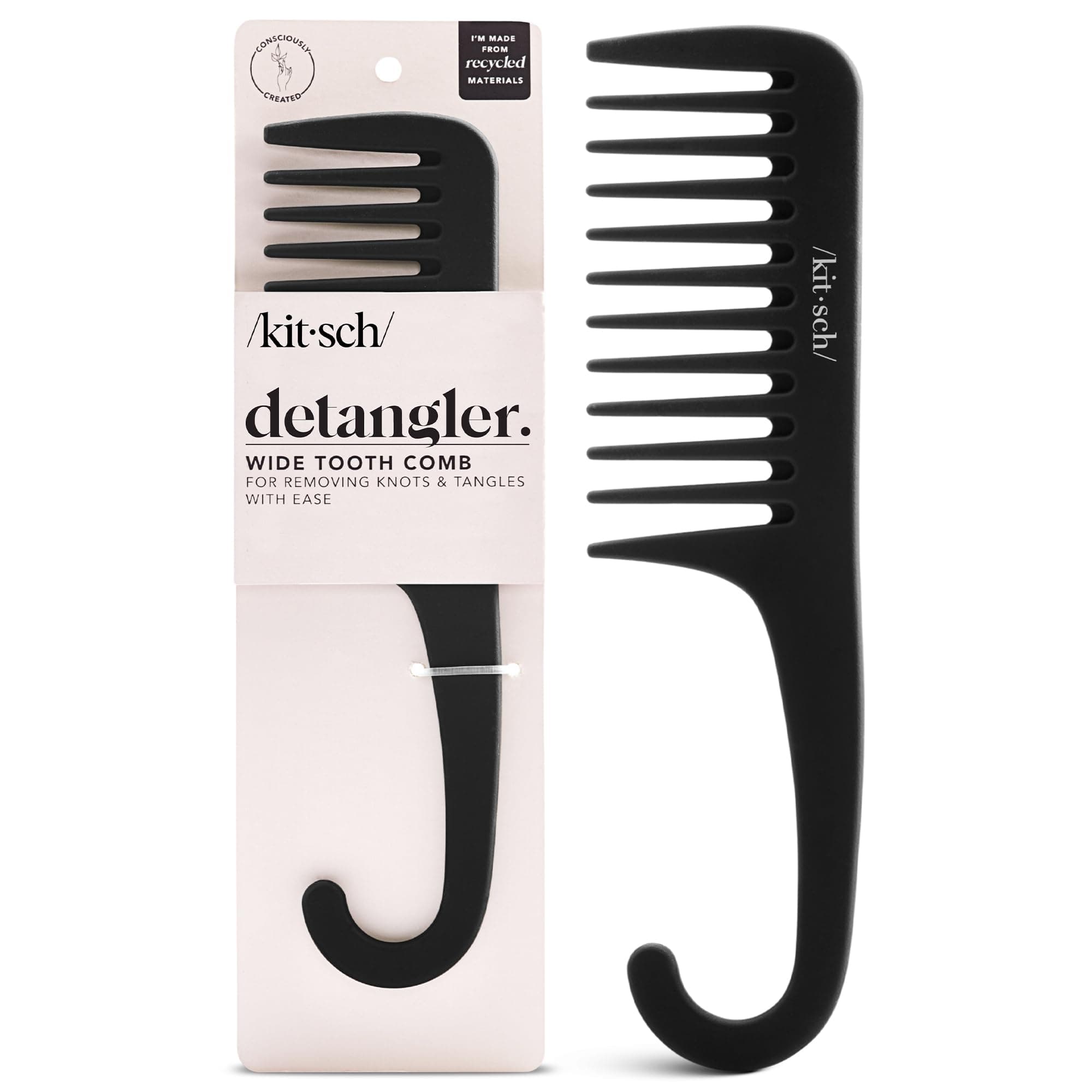 Detangle, Wide Tooth Comb, 1 Comb