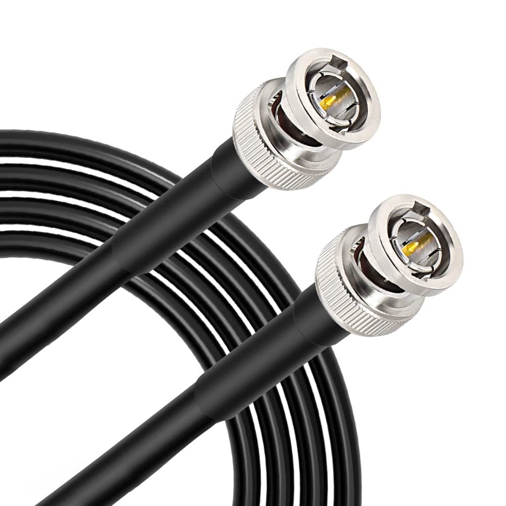 XRDS -RFSDI Cable 200FT, HD-SDI Cable 75 Ohm BNC Male to BNC Male Video Coaxial Cable for Video Surveillance Camera CCTV System