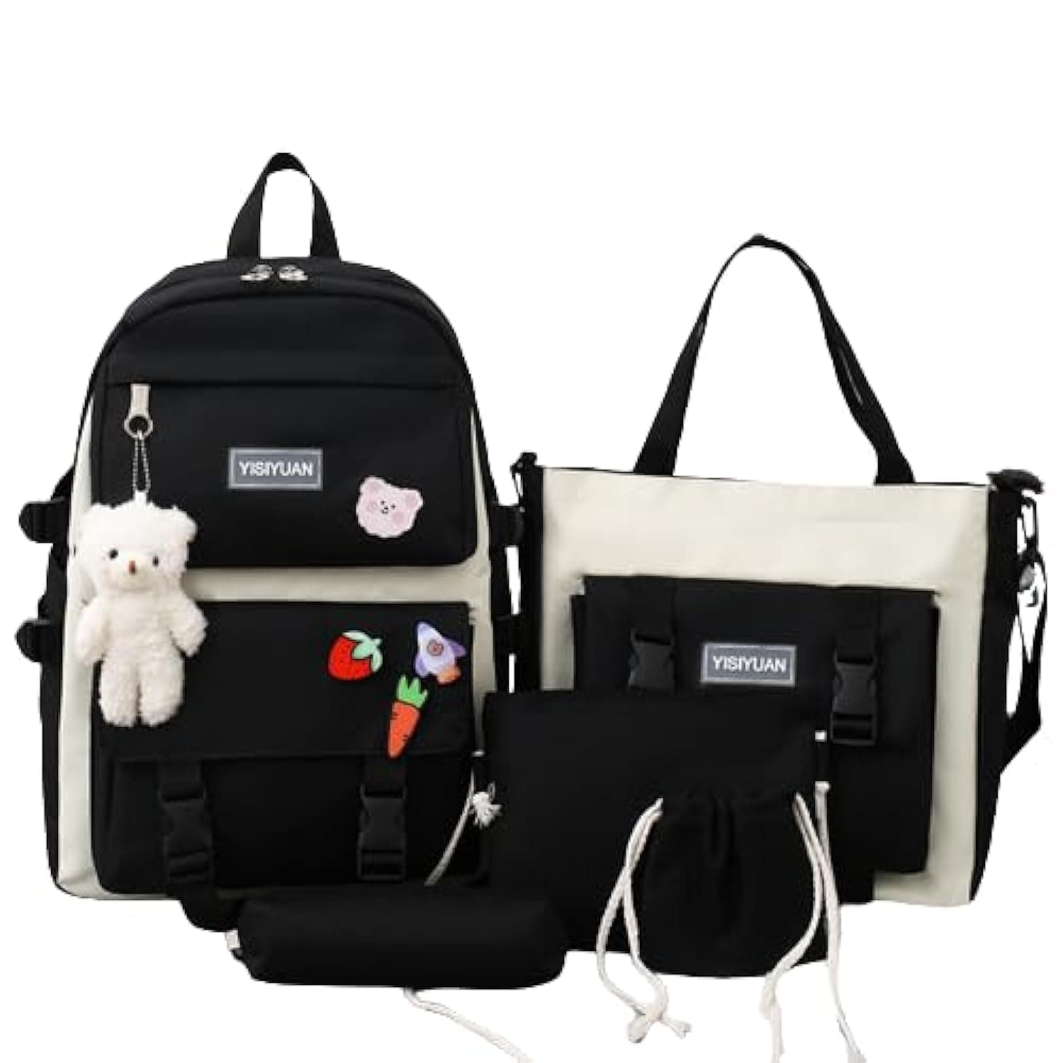 Kawaii Backpack 5PCS Set