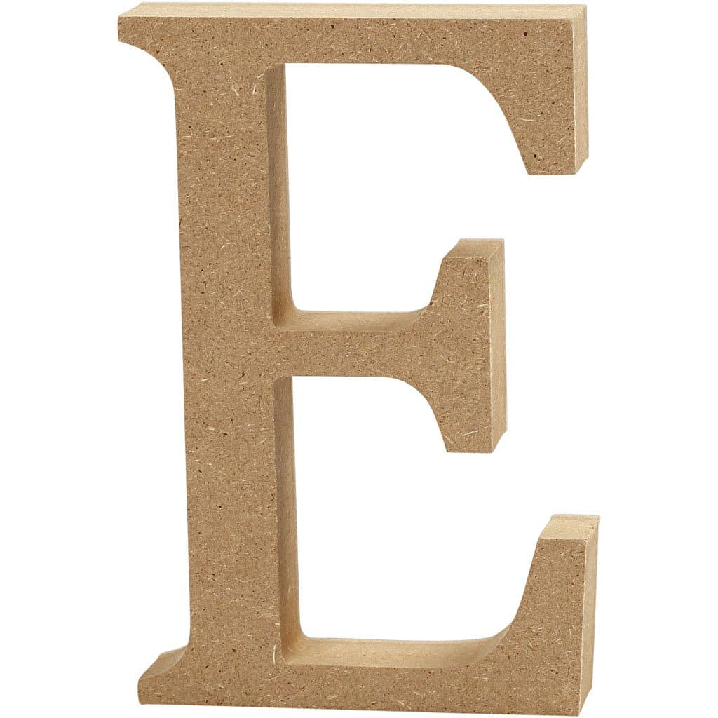 Create Crafts 56314 Wooden Letter, Brown, One Size