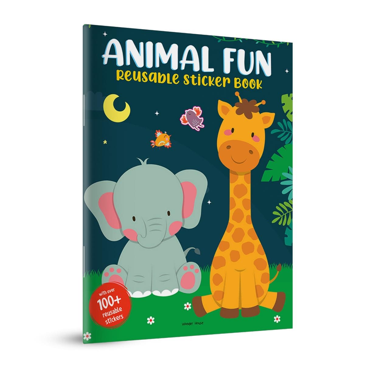 - Animal Fun Reusable Sticker Book For Children