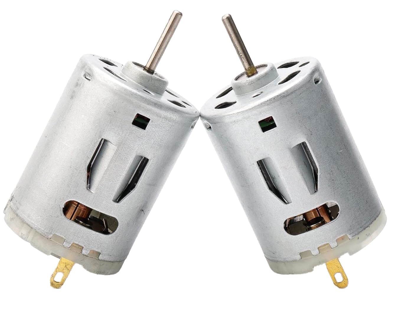 2pcs 385 DC 6v-24V Micro Strong Magnet Carbon Brush DC Motor for DIY Toys